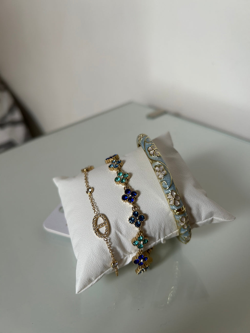 Lot de 3 bijoux Anaya bleu