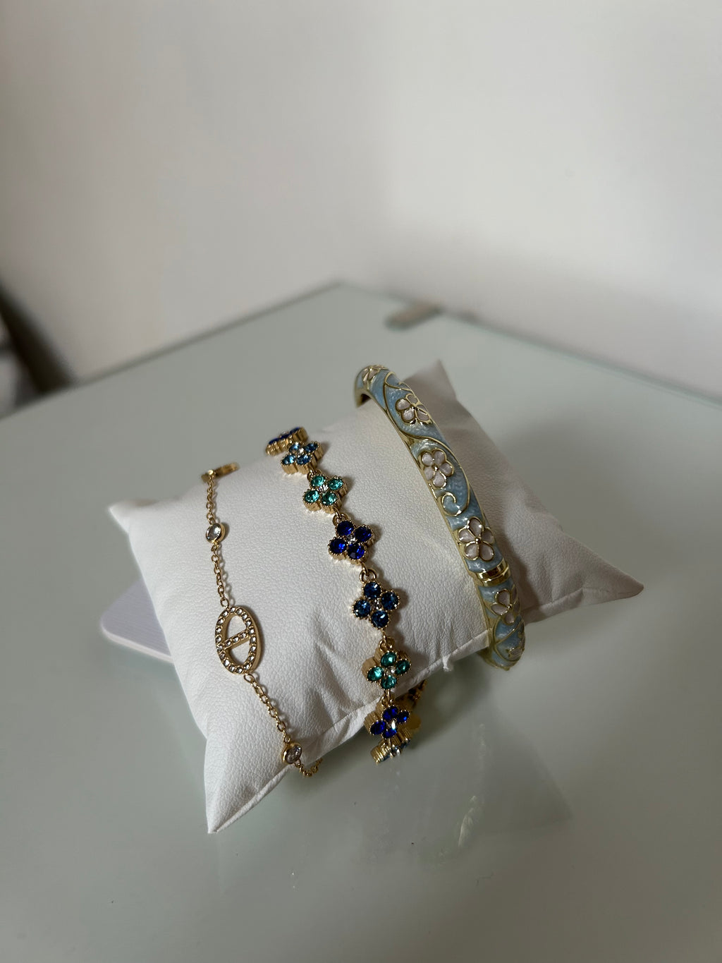 Lot de 3 bijoux Anaya bleu