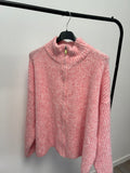 Pull gilet mazani rose