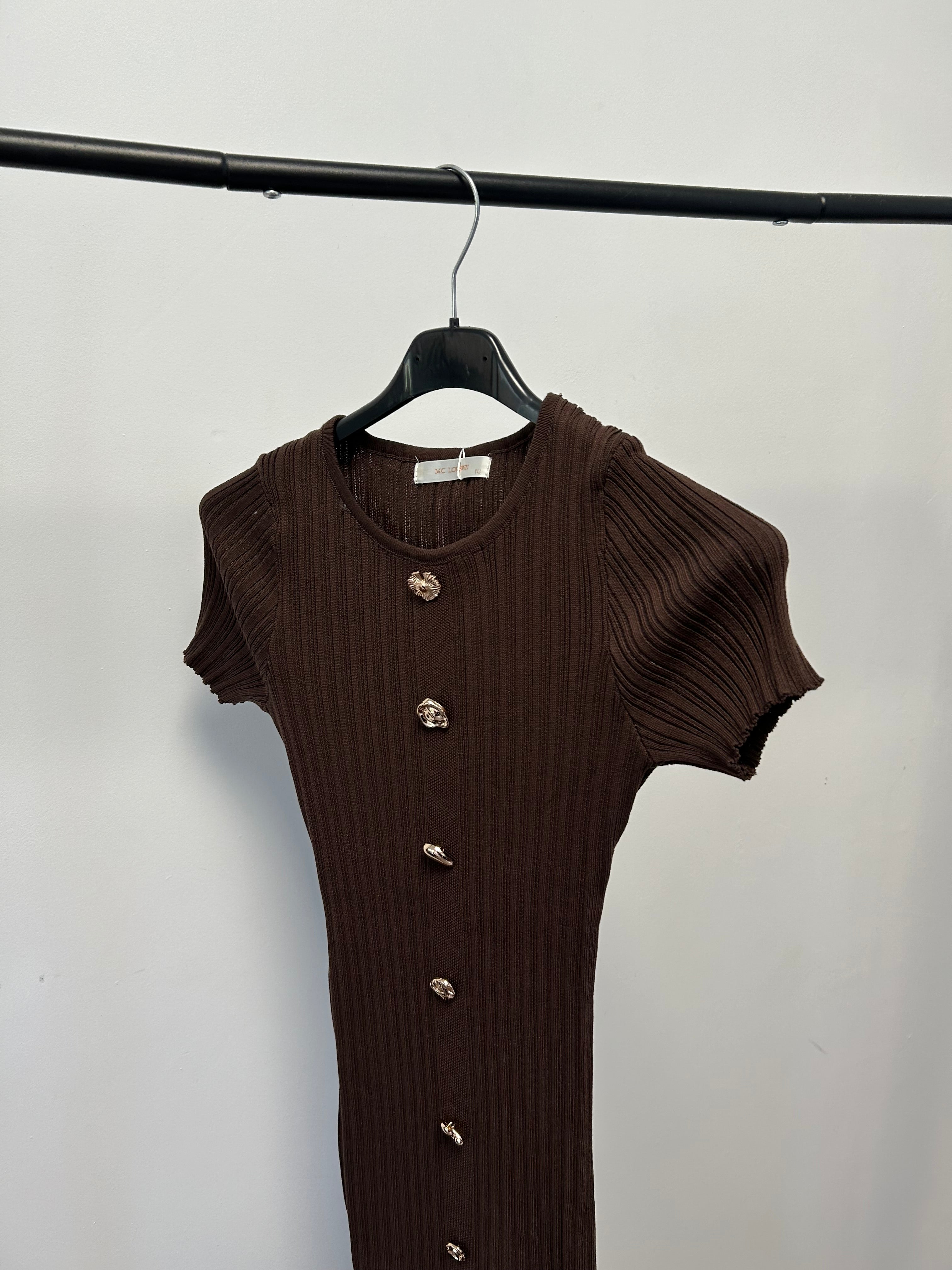 Robe Aliya marron