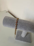Bracelet rose clair acier inoxydable