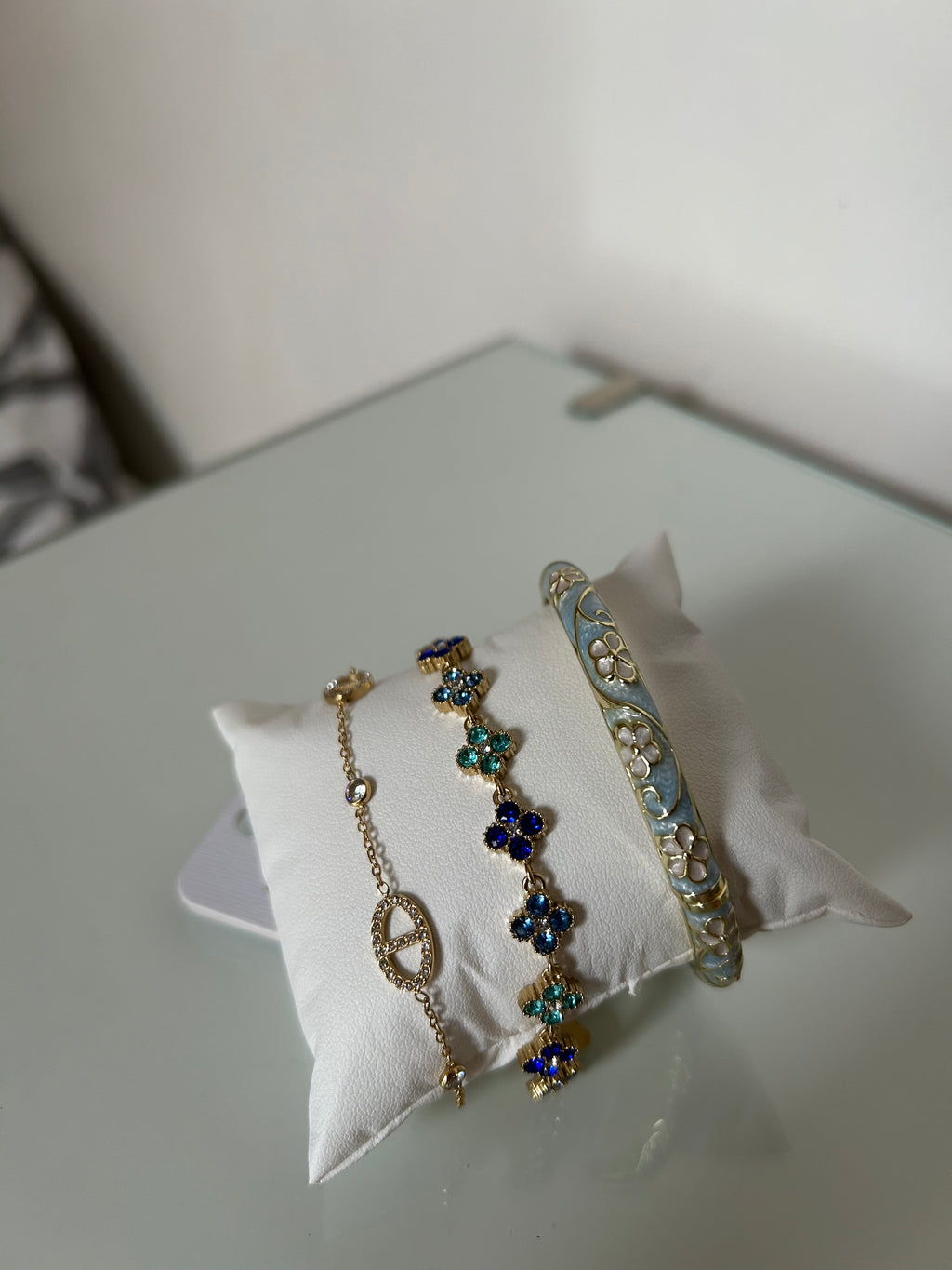 Lot de 3 bijoux Anaya bleu