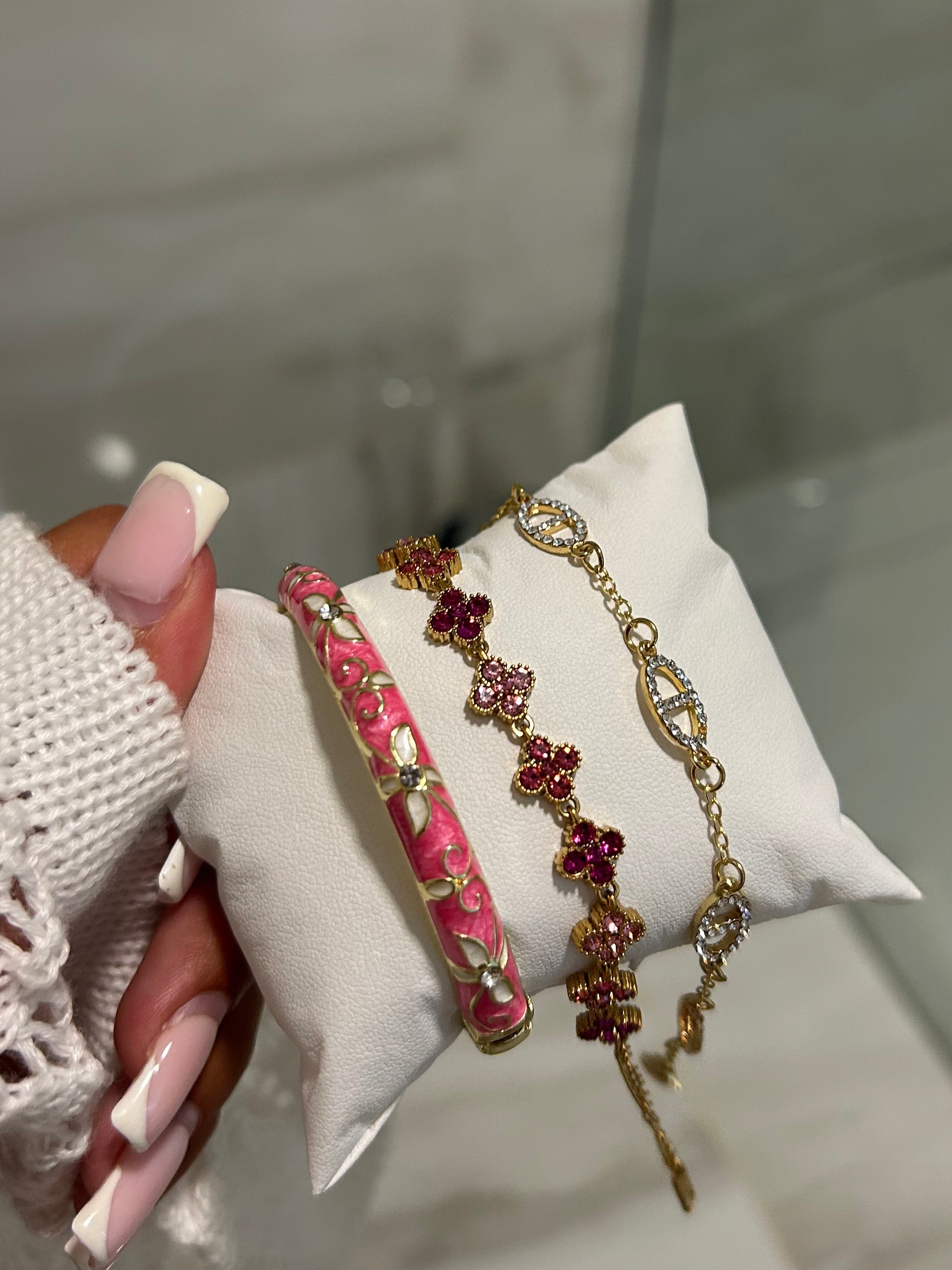 Lot de Bracelet Laya rose