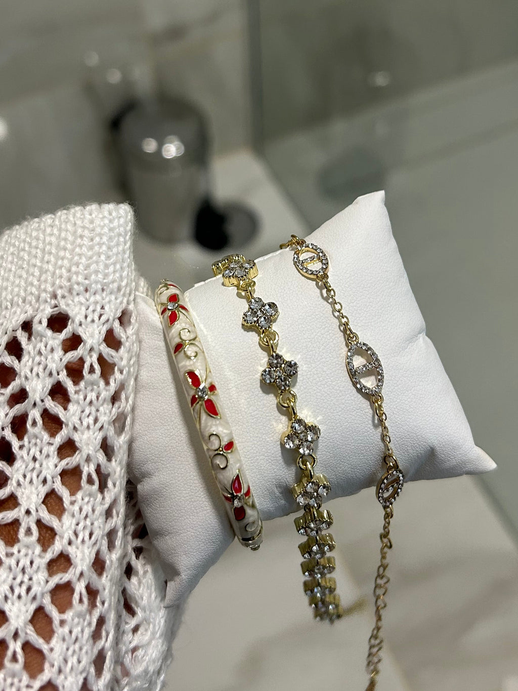 Lot de 3 bracelet laya rouge
