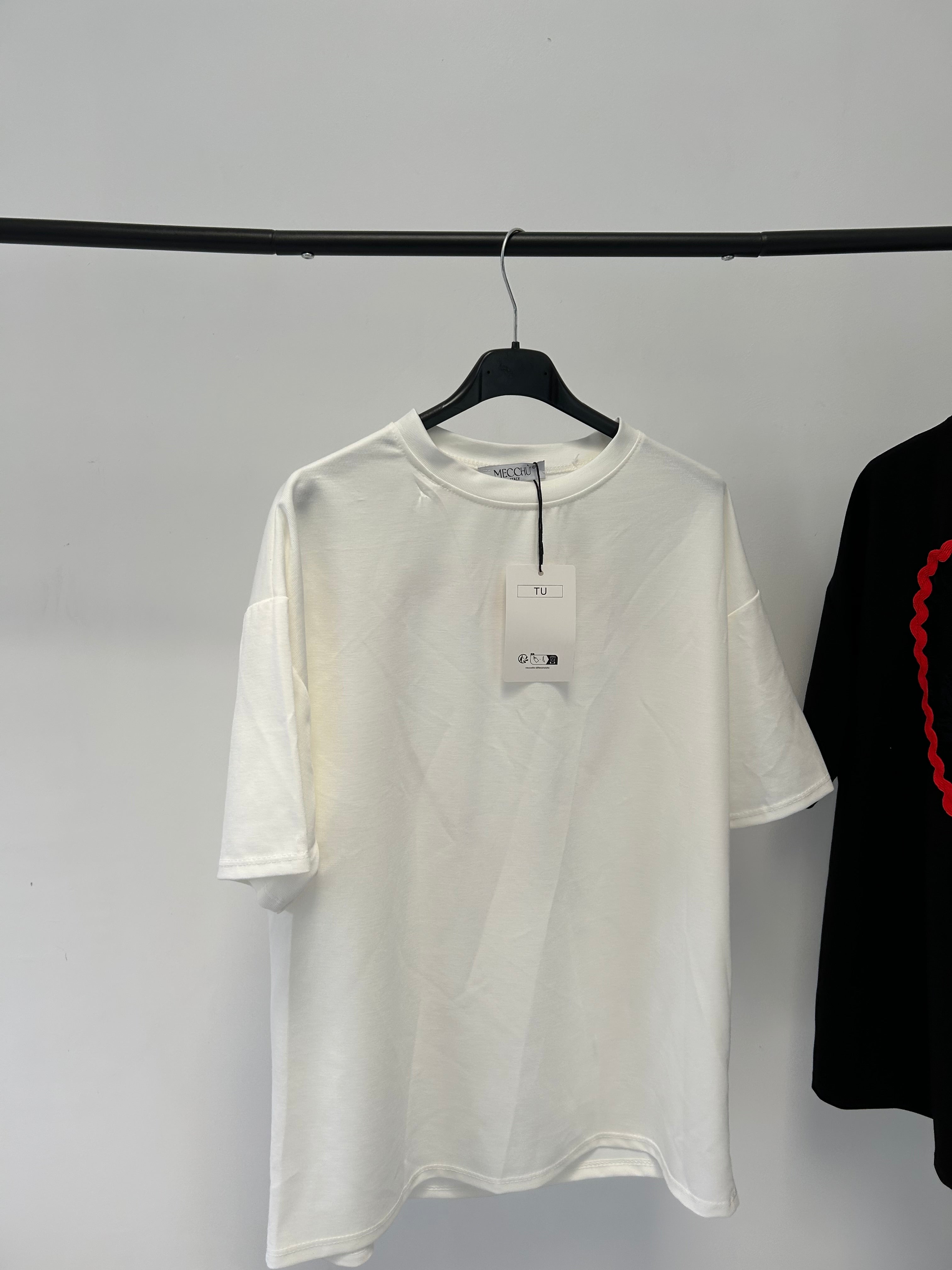 Tee shirt Braga blanc dentelle