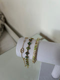 Lot de 3 bracelet laya vert