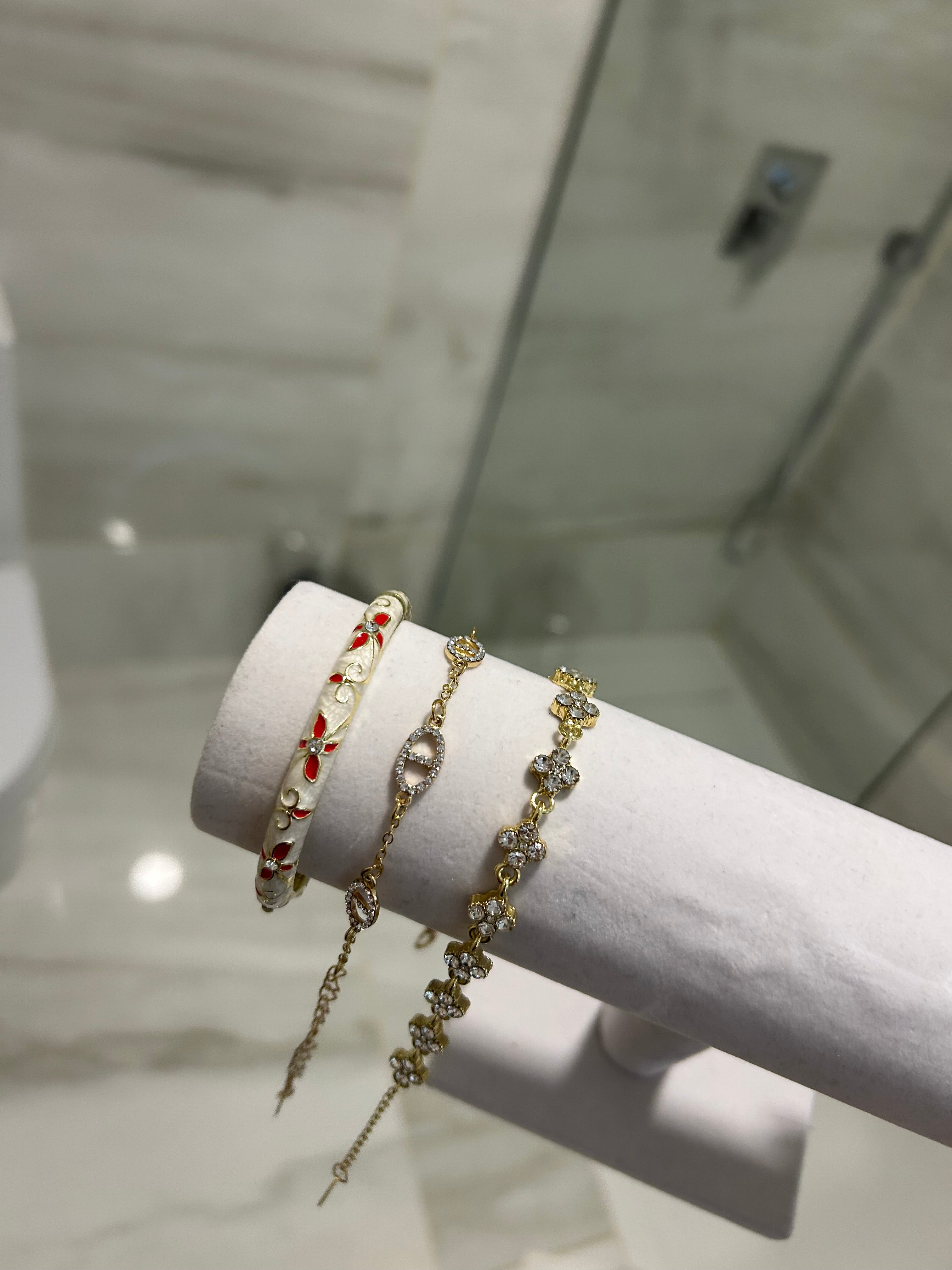 Lot de 3 bracelet laya rouge