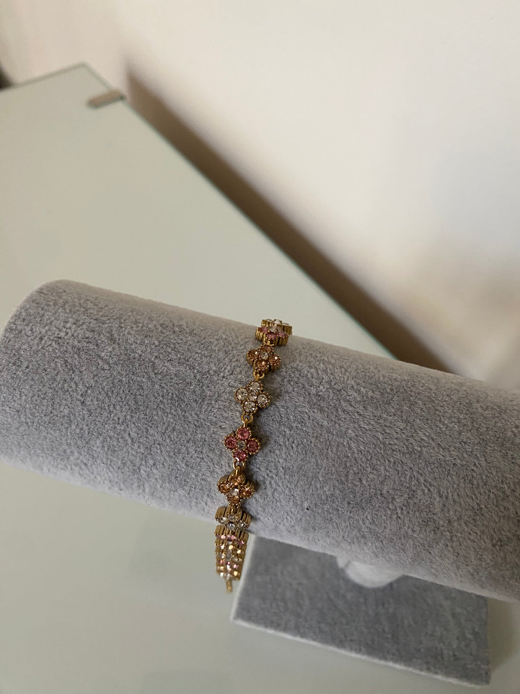 Bracelet rose clair acier inoxydable