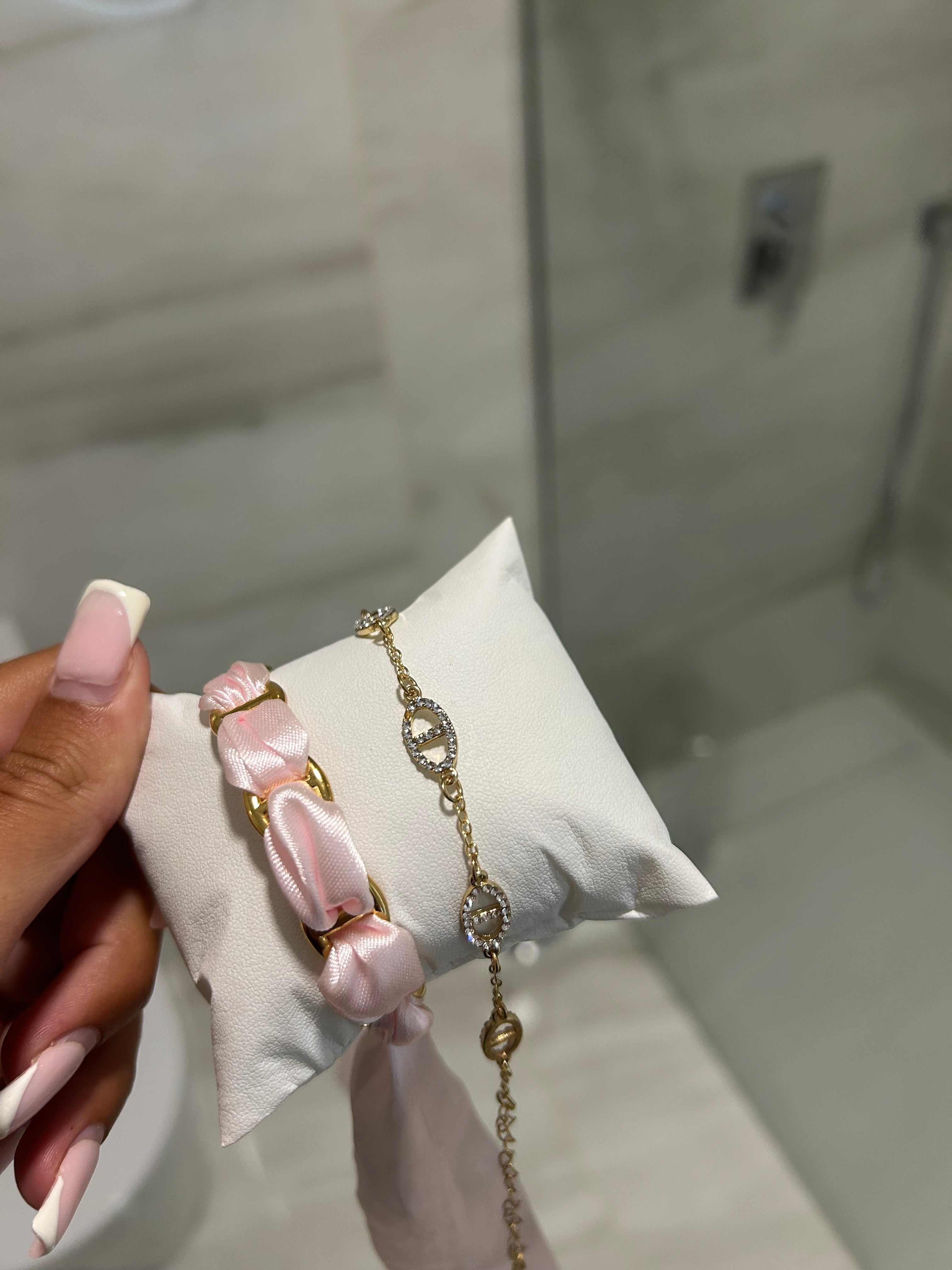 Lot bracelet Hera rose