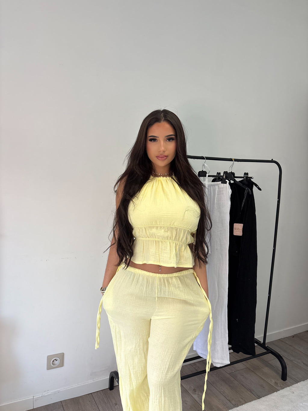 Ensemble bayia jaune