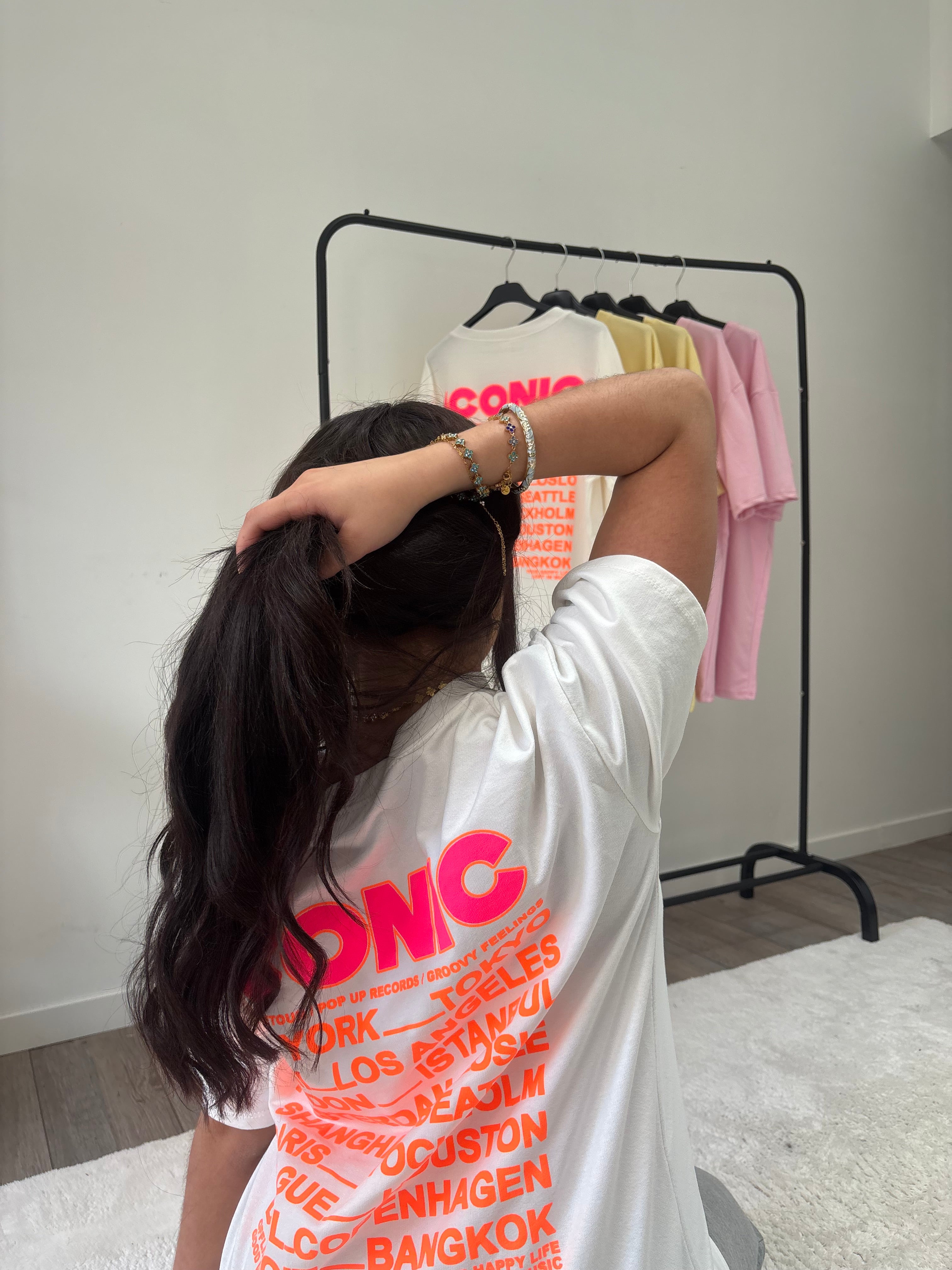 Tee shirt blanc iconic