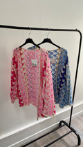 Gilet crochet kimono